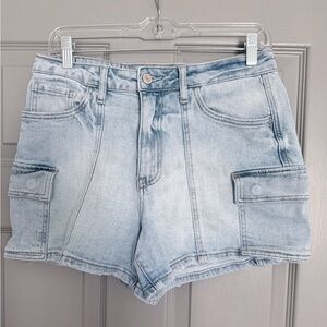 Light Blue Denim Women's Shorts